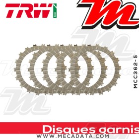 Disques d'embrayage garnis ~ Honda CBR 250 R MC41 2011-2013 ~ TRW Lucas MCC 362-5