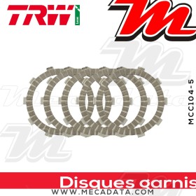 Disques d'embrayage garnis ~ Honda XR 250 R ME06 1984-1985 ~ TRW Lucas MCC 104-5