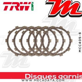 Disques d'embrayage garnis ~ Yamaha DT 175 MX 2K4,2X2,4J 1979-1981 ~ TRW Lucas MCC 405-6