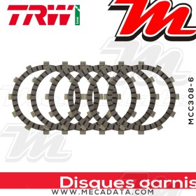 Disques d'embrayage garnis ~ Suzuki GS 400 E GS400 1978-1979 ~ TRW Lucas MCC 308-6
