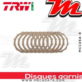 Disques d'embrayage garnis ~ Suzuki GSXR 600 C3 2011-2015 ~ TRW Lucas MCC 354-9