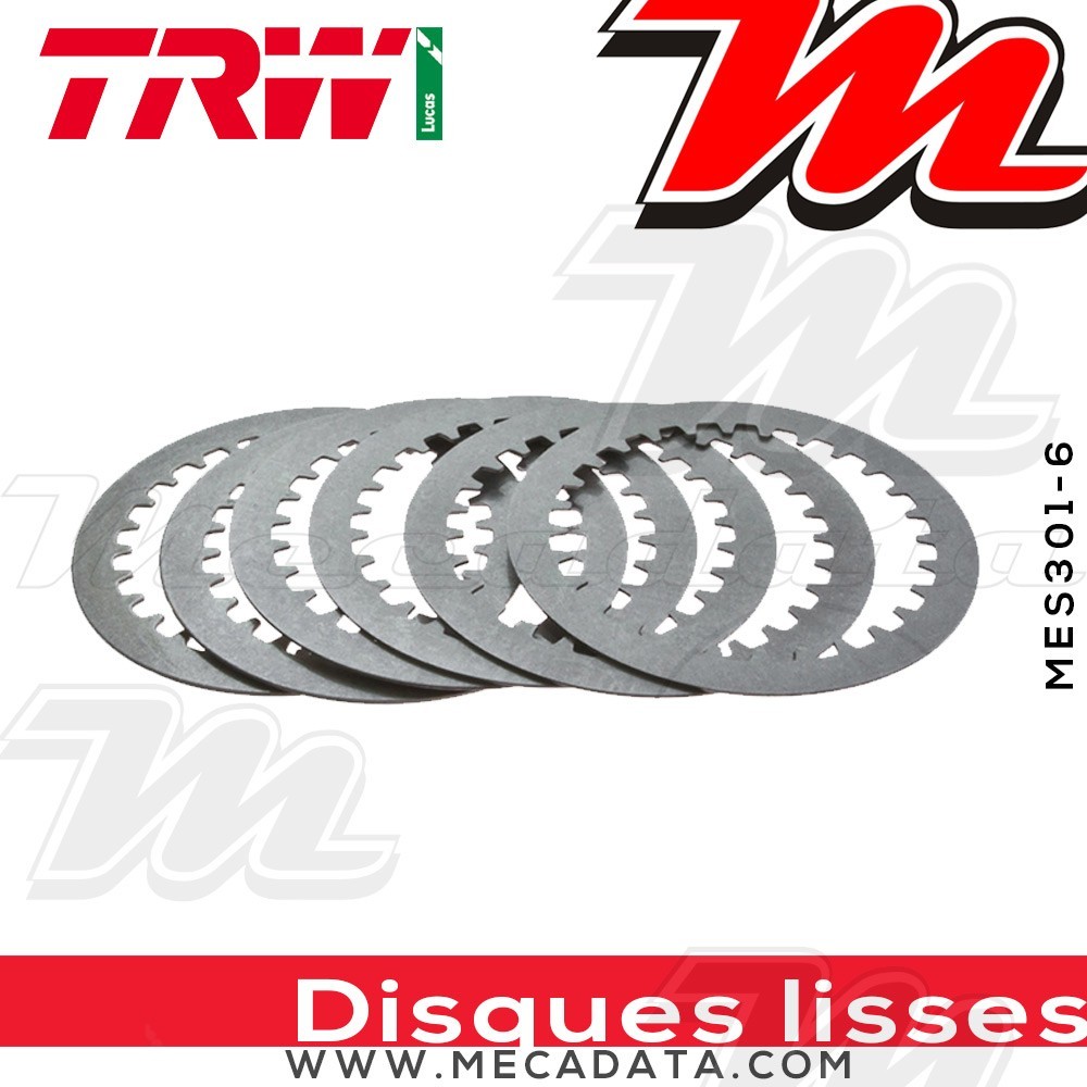 Disques d'embrayage lisses ~ Suzuki VX 800 U VS51B 1990-1996 ~ TRW Lucas MES 301-6