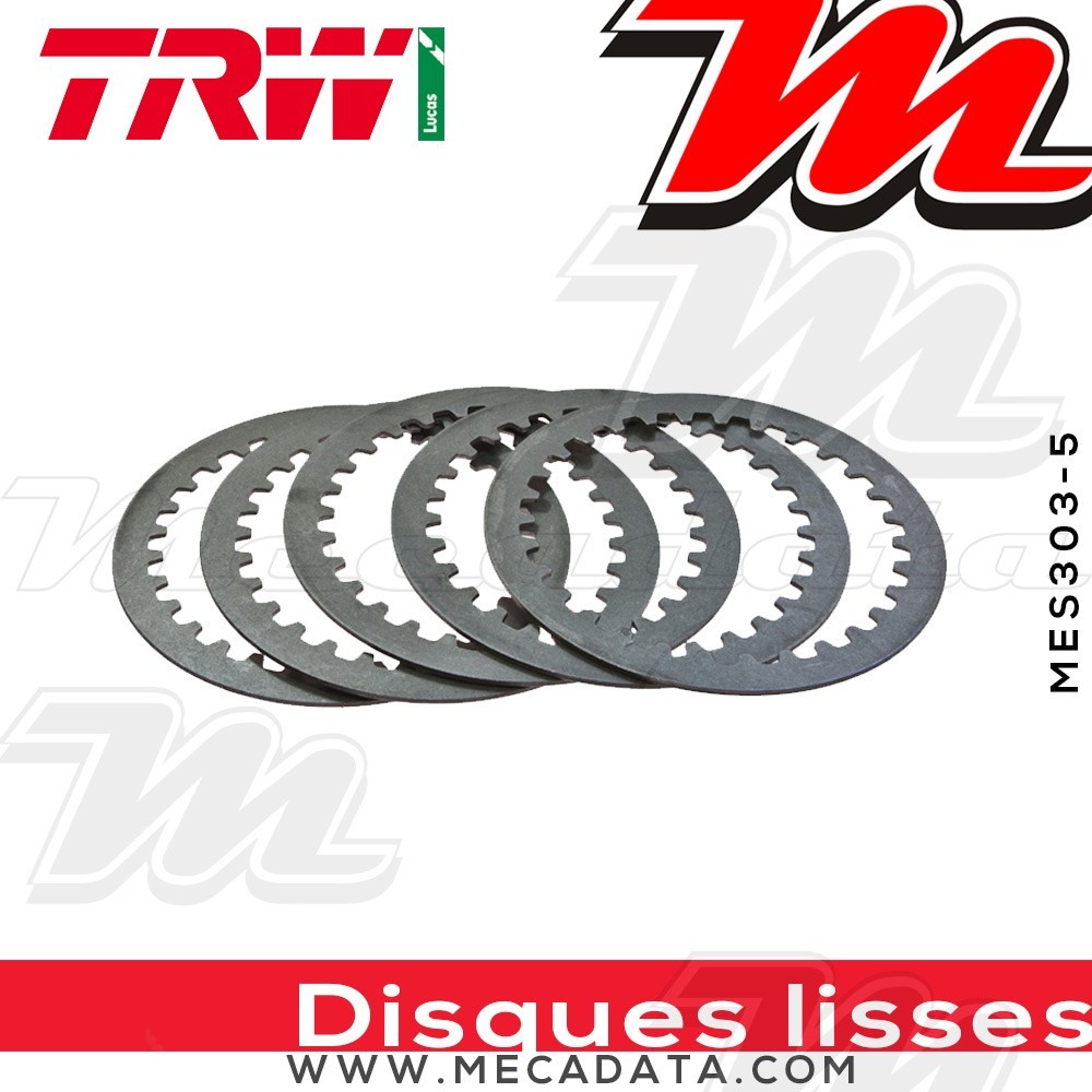 Disques d'embrayage lisses ~ Kawasaki Z 440 KZ440H 1982-1983 ~ TRW Lucas MES 303-5
