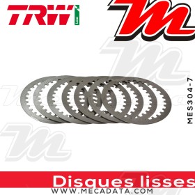 Disques d'embrayage lisses ~ Kawasaki KX 250 1992-2010 ~ TRW Lucas MES 304-7