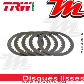 Disques d'embrayage lisses ~ Kawasaki KMX 125 MX125B 1995-2003 ~ TRW Lucas MES 309-5