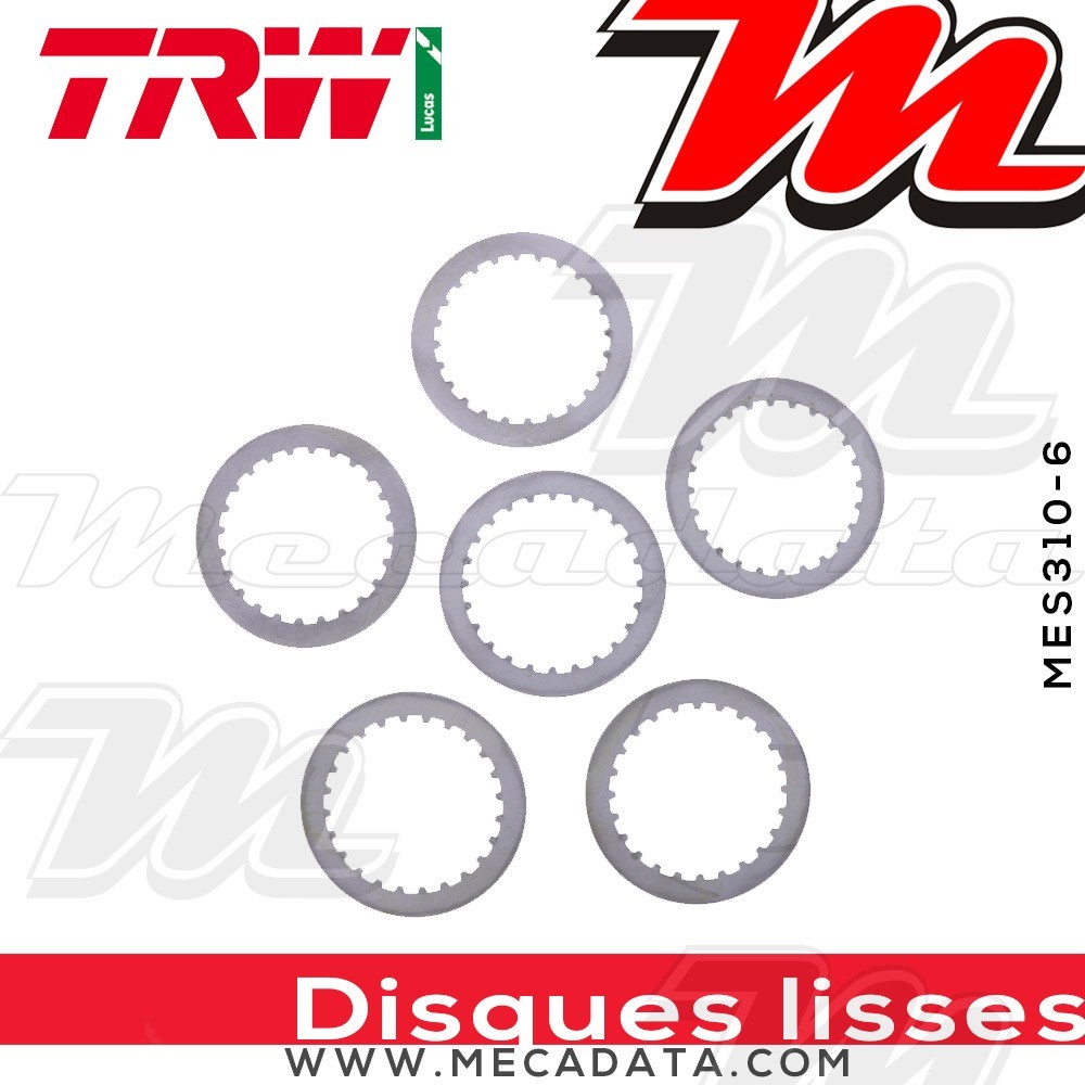 Disques d'embrayage lisses ~ Husqvarna TC 250 2010+ ~ TRW Lucas MES 310-6