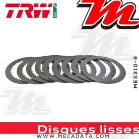 Disques d'embrayage lisses ~ Kawasaki Z 1000 ZRT00A/B/C/D 2010-2015 ~ TRW Lucas MES 310-9