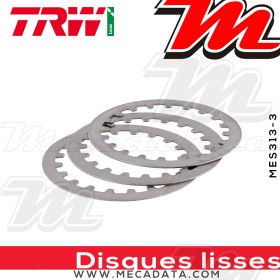 Disques d'embrayage lisses ~ Yamaha TW 125 Trailway DE01 1999-2004 ~ TRW Lucas MES 313-3