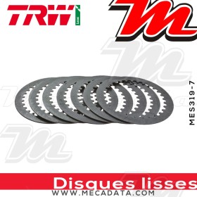 Disques d'embrayage lisses ~ Yamaha YZF 1000 R1 RN01,RN04 1999-2002 ~ TRW Lucas MES 319-7
