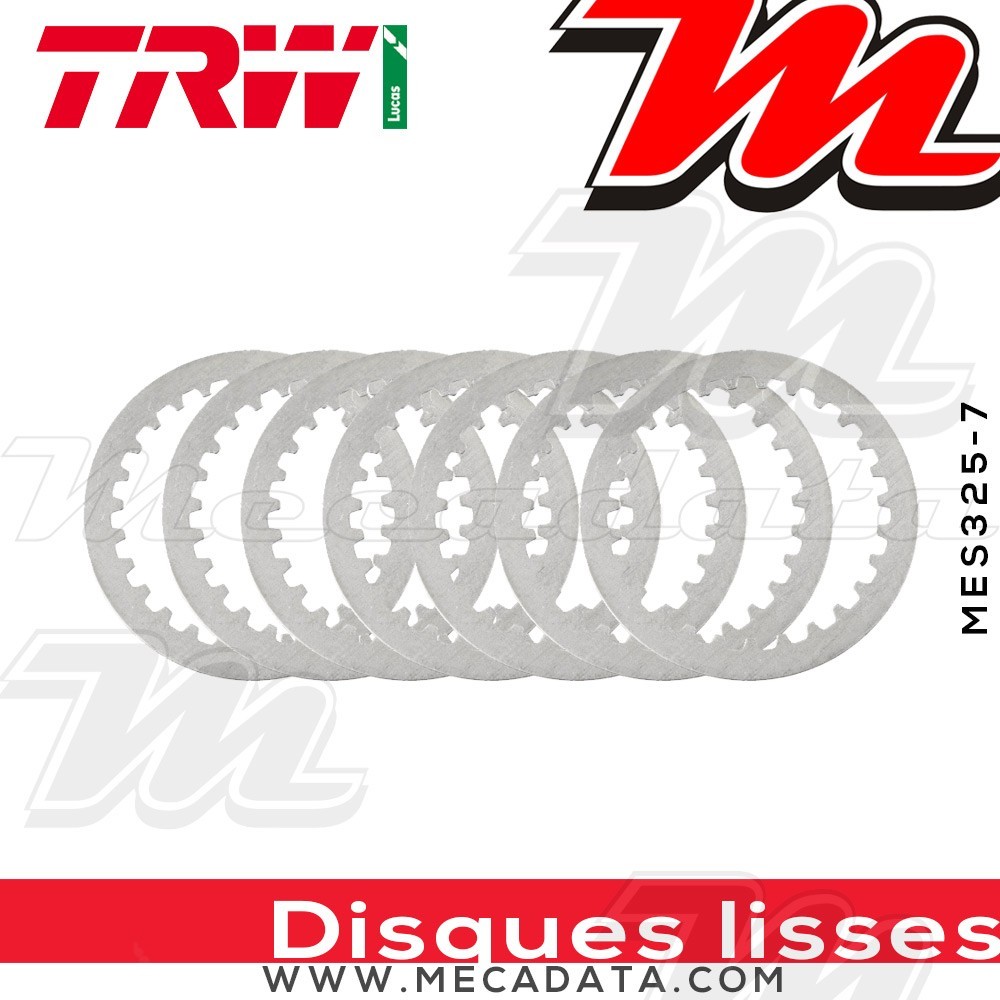 Disques d'embrayage lisses ~ Yamaha XJ 650 Turbo 11T 1982+ ~ TRW Lucas MES 325-7