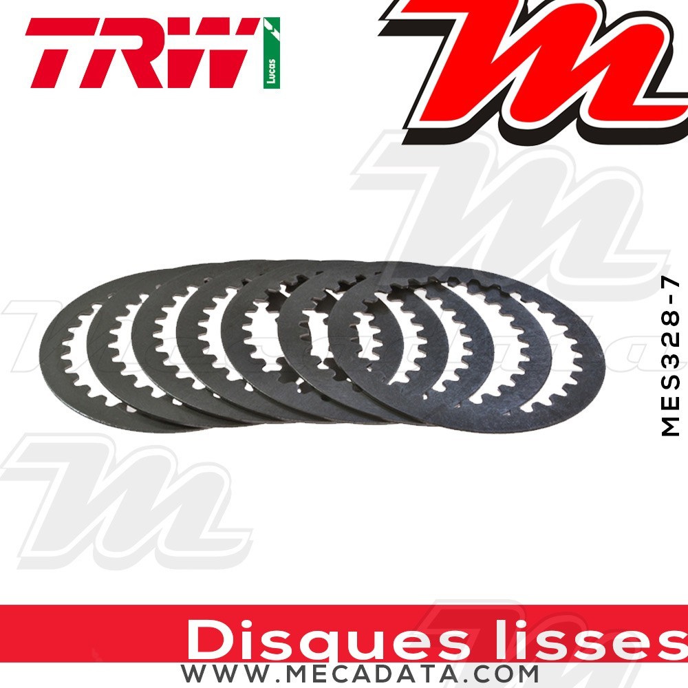 Disques d'embrayage lisses ~ Honda CB 1100 R SC08 1982 ~ TRW Lucas MES 328-7