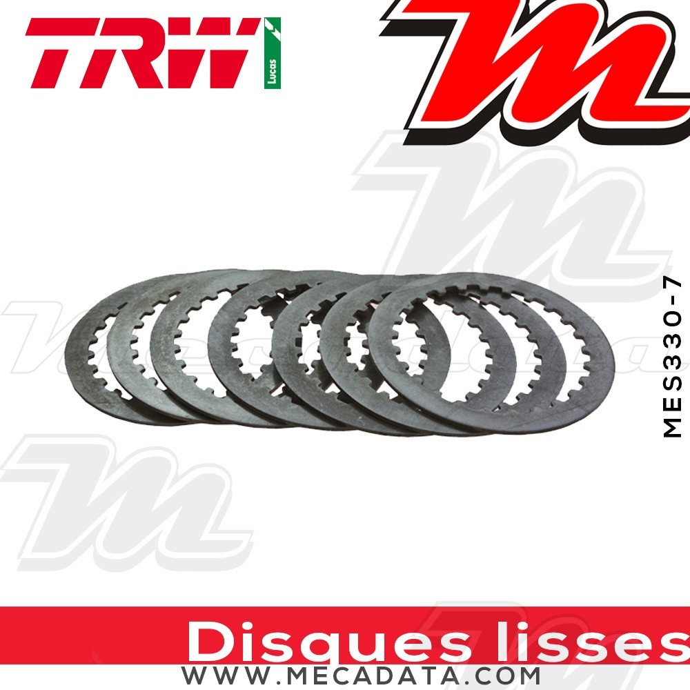 Disques d'embrayage lisses ~ Honda CBR 900 RR SC33D 1998-1999 ~ TRW Lucas MES 330-7