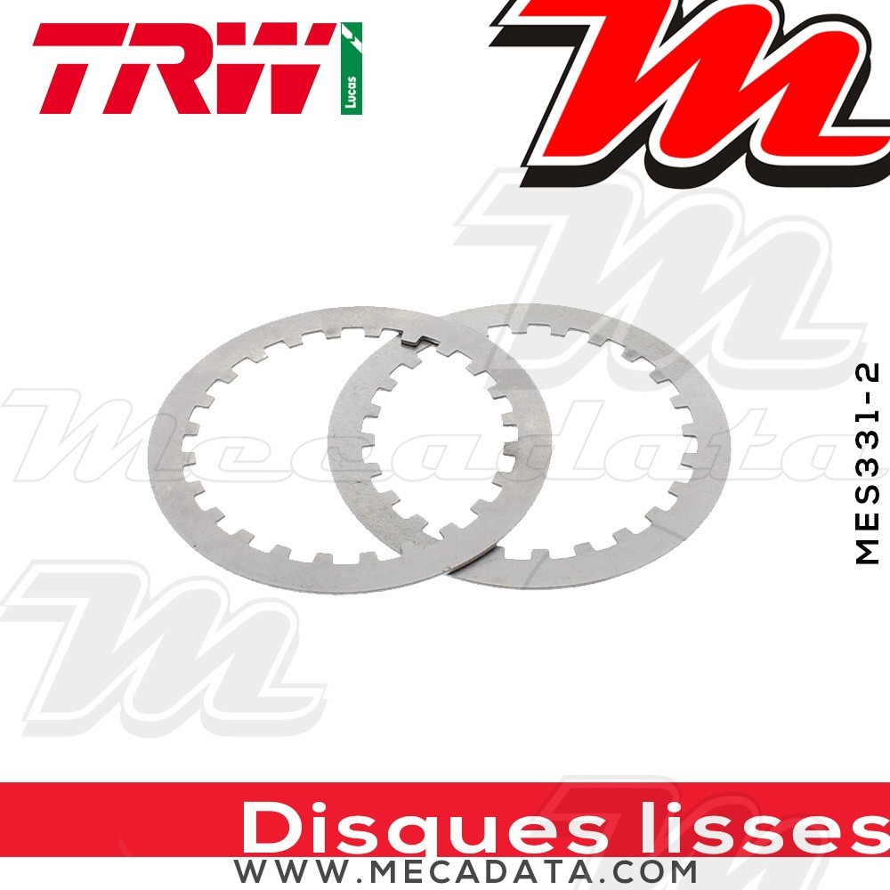 Disques d'embrayage lisses ~ Honda XR 80 HE01 1985-2003 ~ TRW Lucas MES 331-2