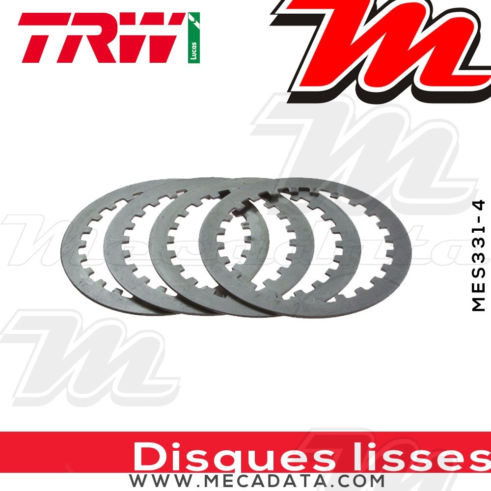 Disques d'embrayage lisses ~ Honda XR 100 1985-2003 ~ TRW Lucas MES 331-4