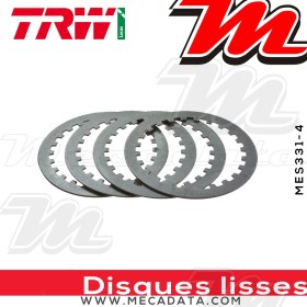 Disques d'embrayage lisses ~ Yamaha YBR 125 Custom ( 5 Disques ) 2008-2013 ~ TRW Lucas MES 331-4