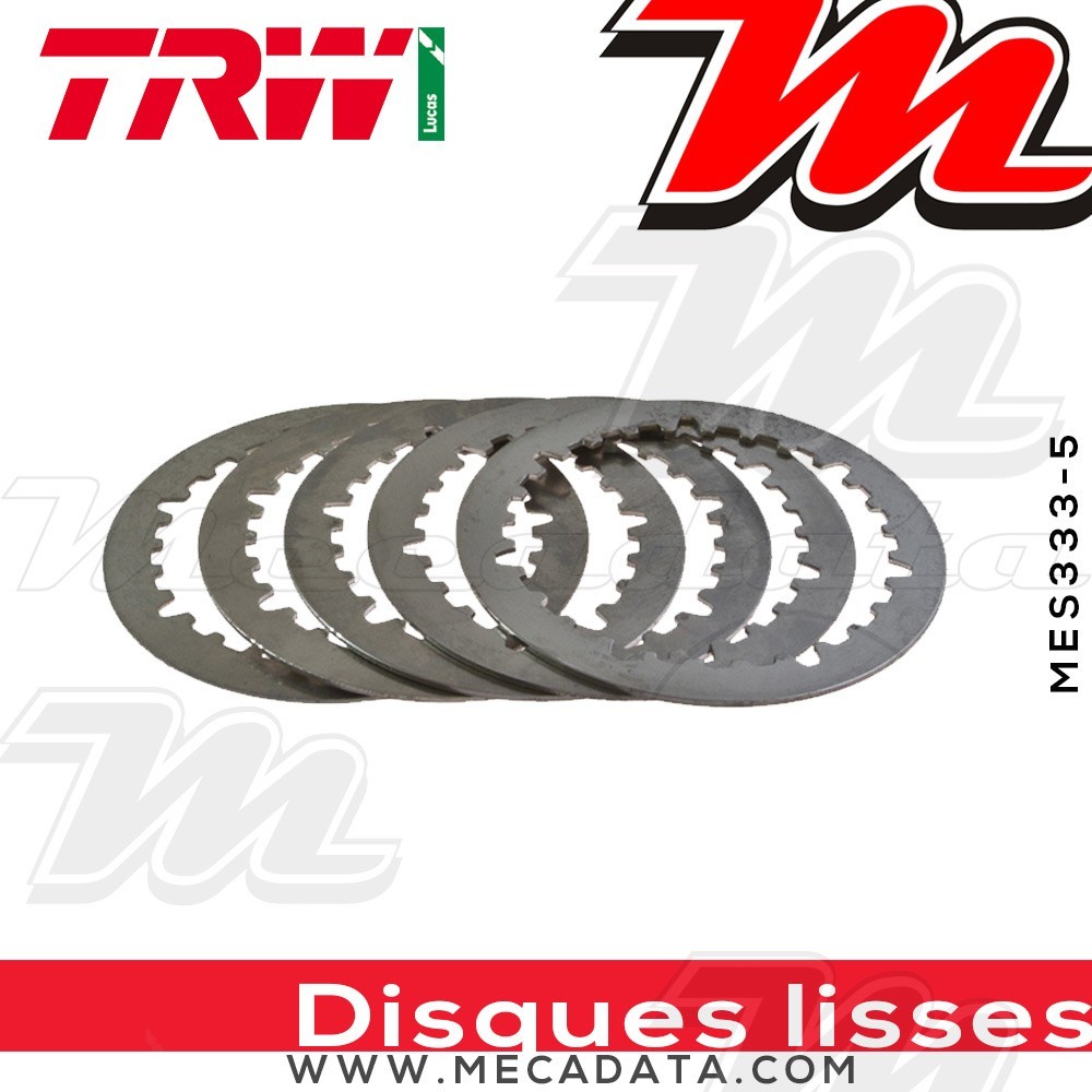 Disques d'embrayage lisses ~ Honda CBR 600 F PC23 1989-1990 ~ TRW Lucas MES 333-5