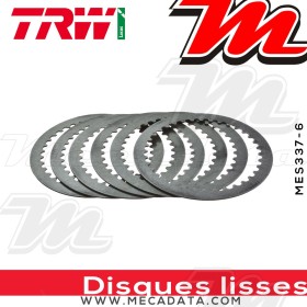 Disques d'embrayage lisses ~ Suzuki DR 350 S SK42B 1990-1994 ~ TRW Lucas MES 337-6