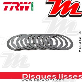 Disques d'embrayage lisses ~ Suzuki GSXR 1100 W GU75C 1993-1994 ~ TRW Lucas MES 342-10