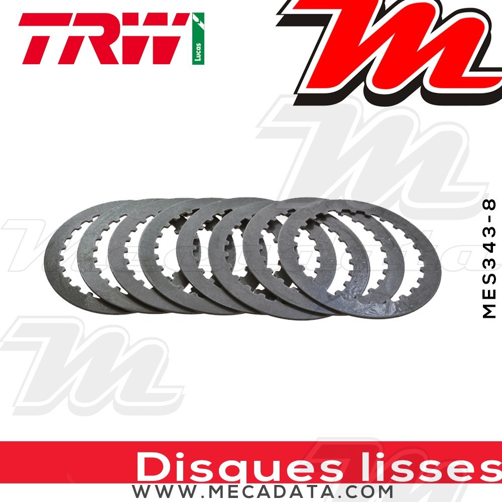 Disques d'embrayage lisses ~ Honda VF 750 C 1993-2000 ~ TRW Lucas MES 343-8
