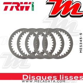 Disques d'embrayage lisses ~ Suzuki LT-F 250 Qzark 2002 ~ TRW Lucas MES 345-5