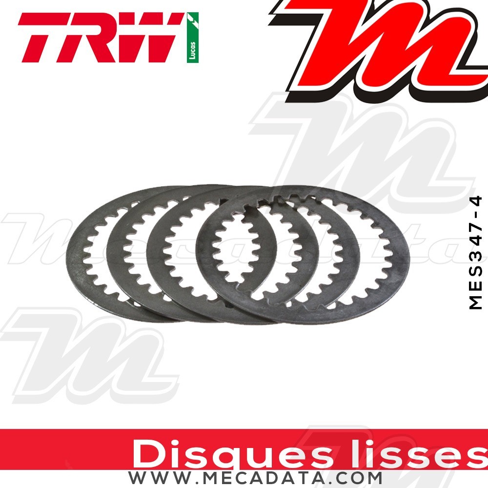 Disques d'embrayage lisses ~ Suzuki RM 80 RC11B/D -1983 ~ TRW Lucas MES 347-4