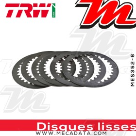 Disques d'embrayage lisses ~ Yamaha XT 660 Z, Tenere 2008-2016 ~ TRW Lucas MES 352-6