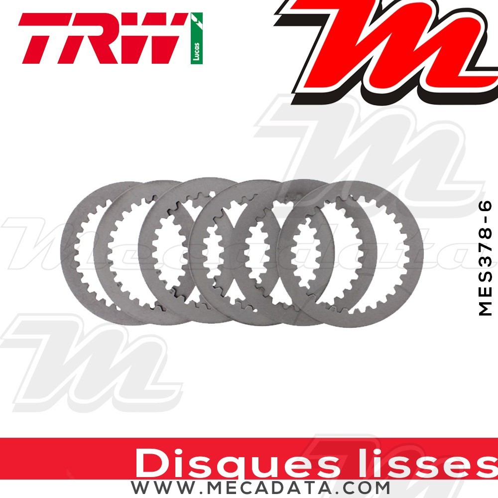 Disques d'embrayage lisses ~ Honda CMX 500 A Rebel 2017+ ~ TRW Lucas MES 378-6