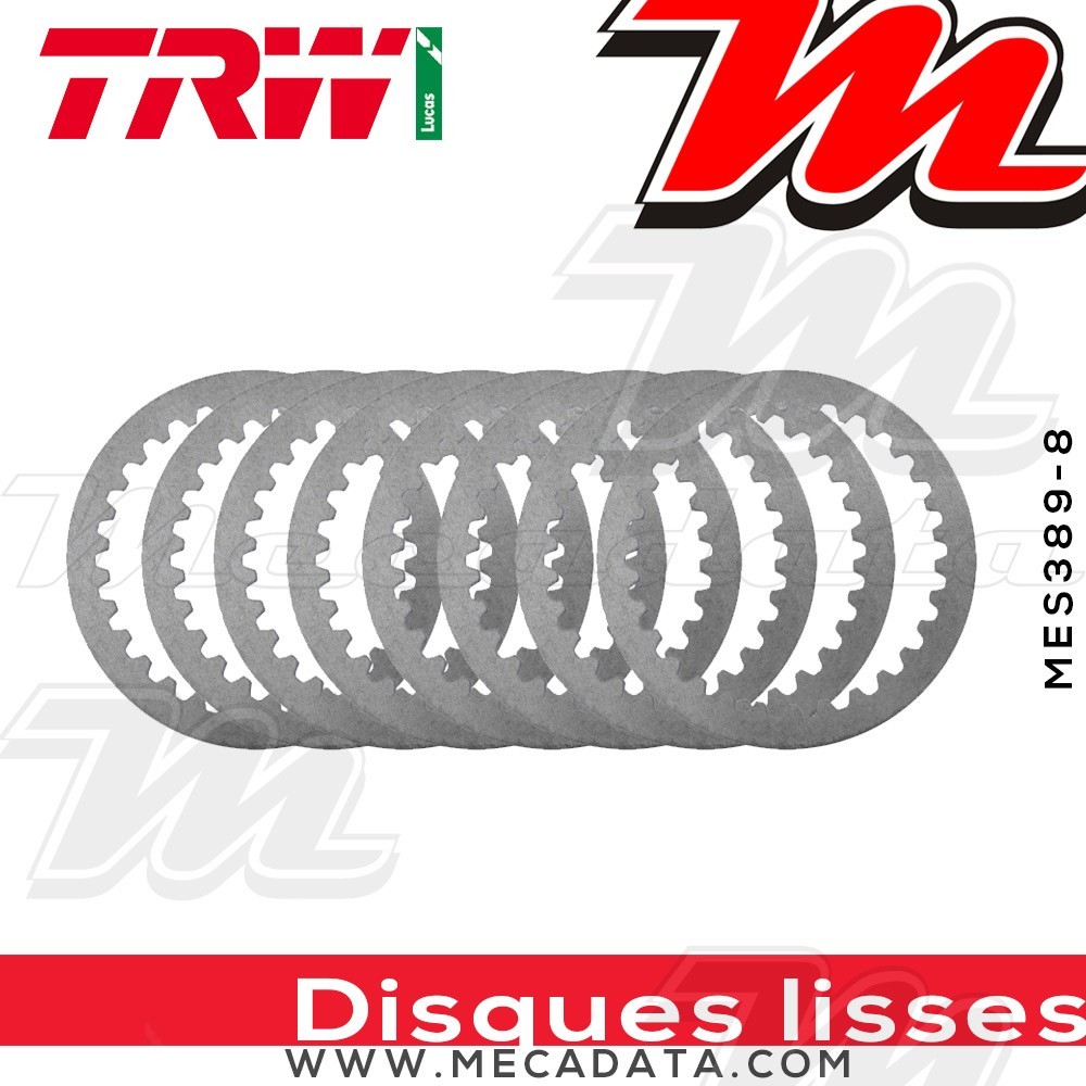 Disques d'embrayage lisses ~ Suzuki M 1500 2009-2012 ~ TRW Lucas MES 389-8