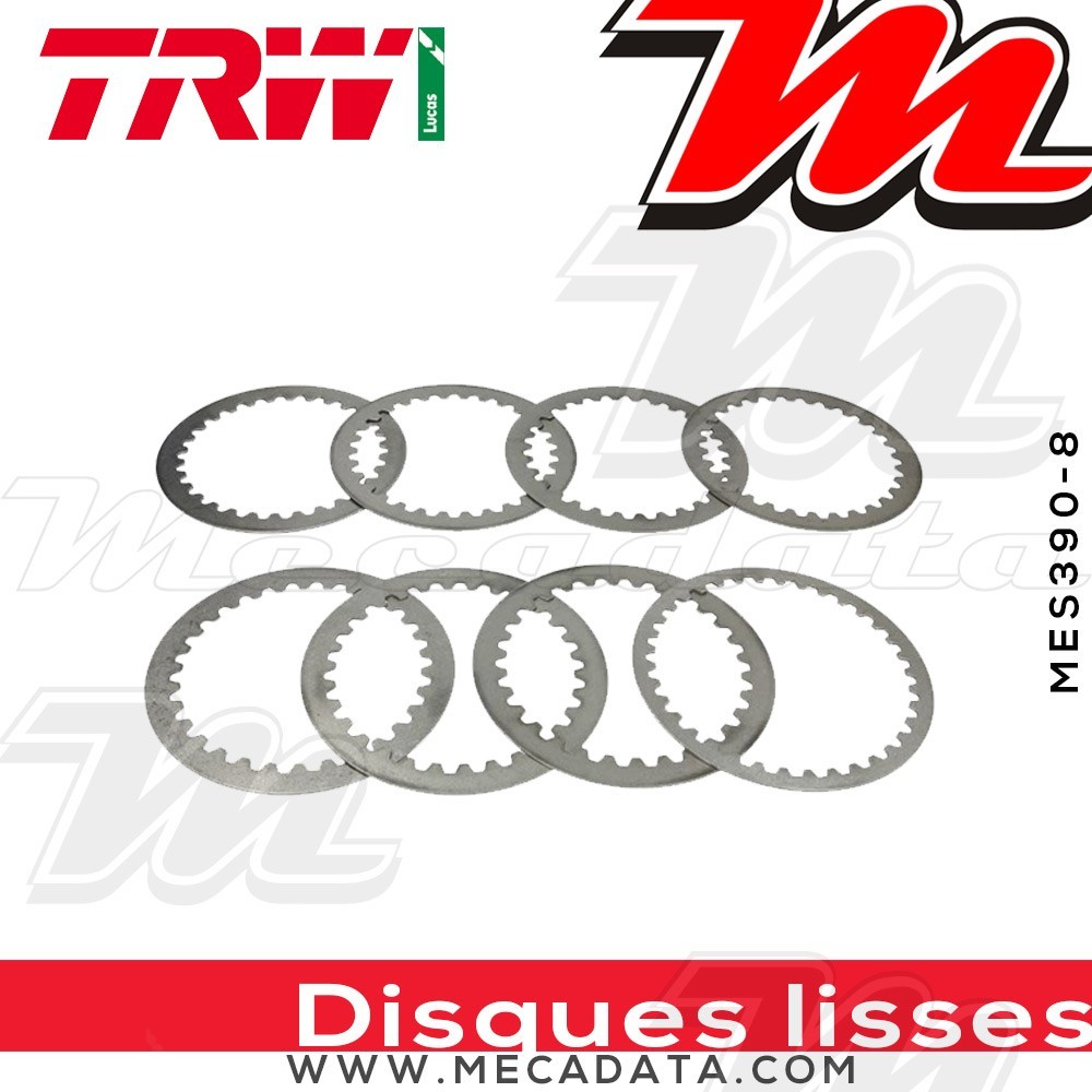 Disques d'embrayage lisses ~ Suzuki DL 1000 A V-Strom DD 2014+ ~ TRW Lucas MES 390-8