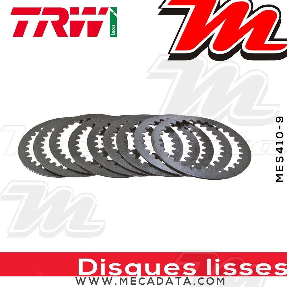 Disques d'embrayage lisses ~ Suzuki DL 1000 V-Strom WVBS 2002-2009 ~ TRW Lucas MES 410-9