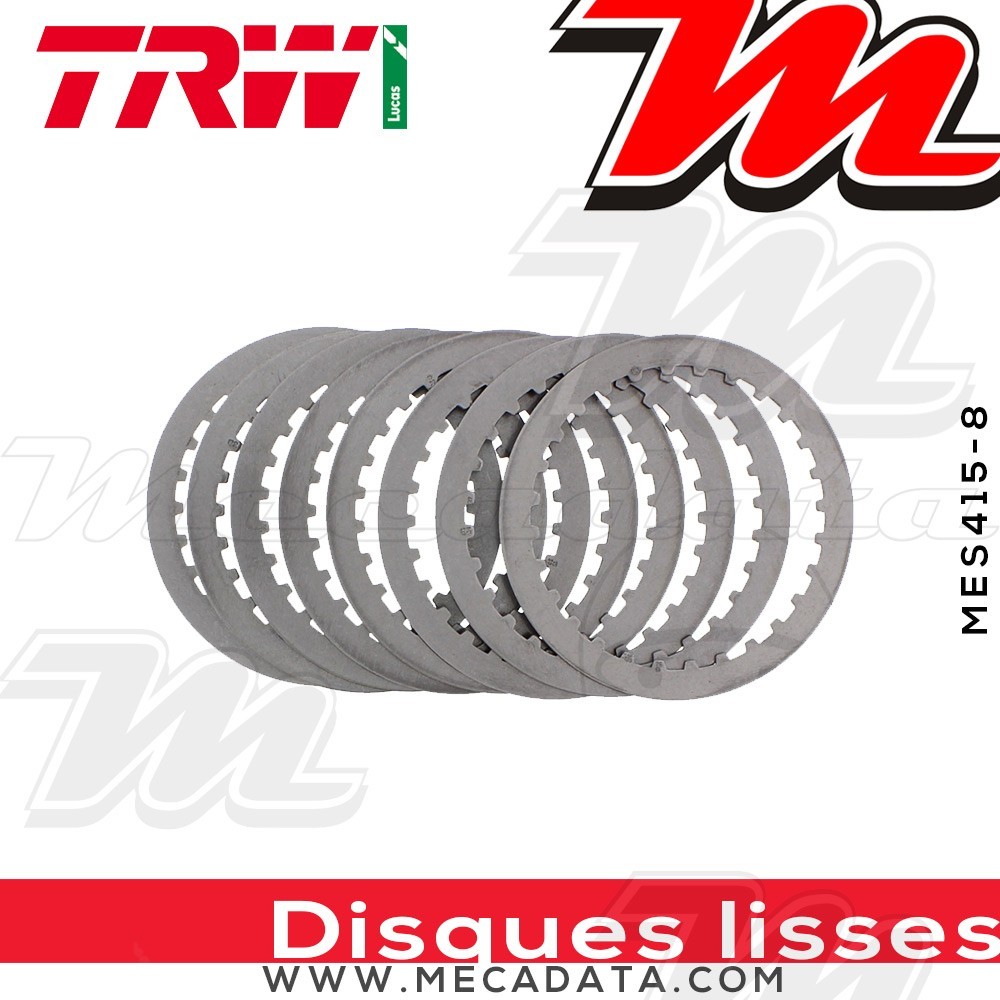 Disques d'embrayage lisses ~ Suzuki GSXR 750 C4 2011-2015 ~ TRW Lucas MES 415-8
