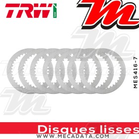 Disques d'embrayage lisses ~ Suzuki LT-R 450 2006-2012 ~ TRW Lucas MES 416-7