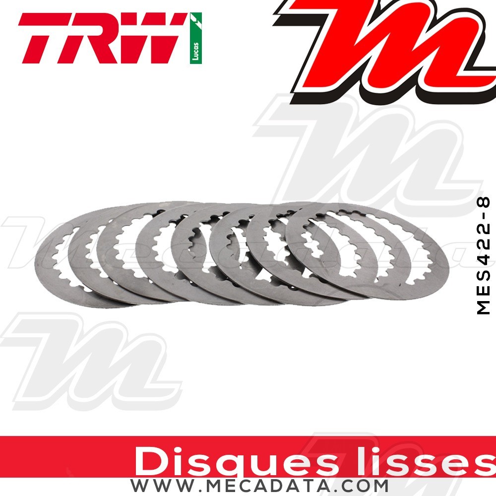 Disques d'embrayage lisses ~ KTM 350 Freeride 2012-2015 ~ TRW Lucas MES 422-8
