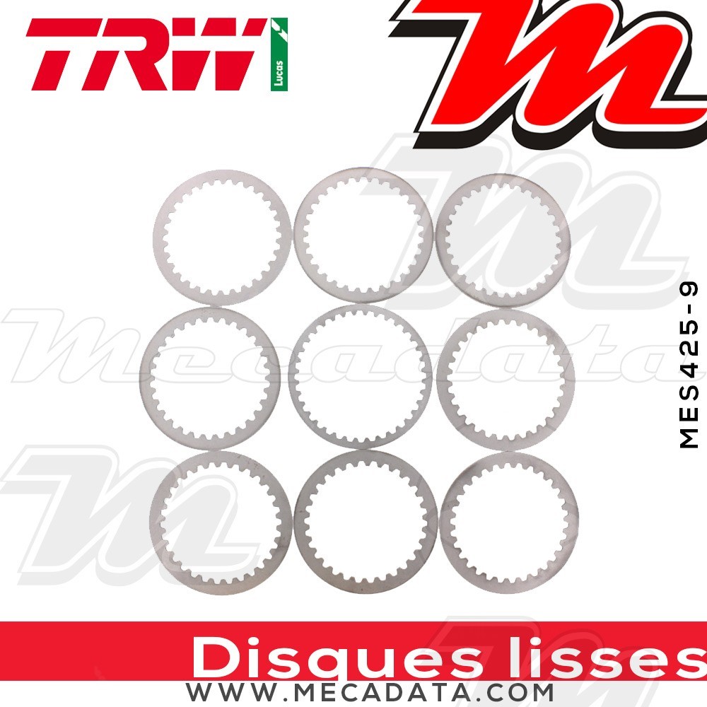 Disques d'embrayage lisses ~ KTM 1050 Adventure 2015+ ~ TRW Lucas MES 425-9