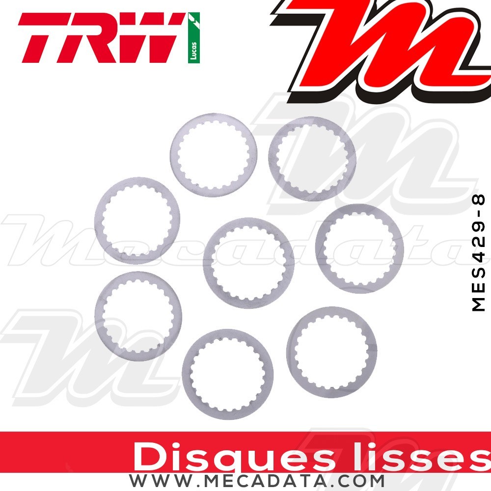 Disques d'embrayage lisses ~ KTM 350 SX-F 2016-2017 ~ TRW Lucas MES 429-8