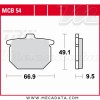 Plaquettes de frein ~ TRW Lucas MCB 54