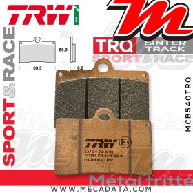 Plaquettes de frein ~ TRW Lucas MCB 540 TRQ