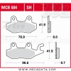 Plaquettes de frein ~ TRW Lucas MCB 604 SH