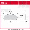 Plaquettes de frein ~ TRW Lucas MCB 618