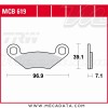 Plaquettes de frein ~ TRW Lucas MCB 619