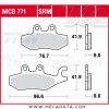 Plaquettes de frein Arrière ~ TRW Lucas MCB 771 SRM