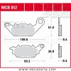 Plaquettes de frein Arrière ~ TRW Lucas MCB 812