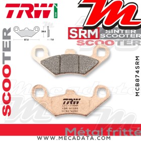 Plaquettes de frein Arrière ~ TRW Lucas MCB 874 SRM