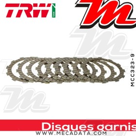 Disques d'embrayage garnis ~ TRW Lucas MCC 323-9