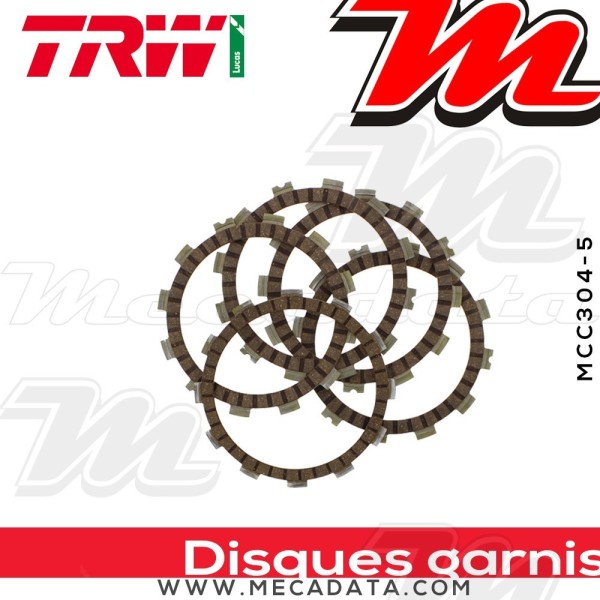 Disques d'embrayage garnis ~ TRW Lucas MCC 304-5