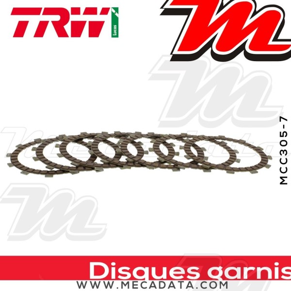Disques d'embrayage garnis ~ TRW Lucas MCC 305-7