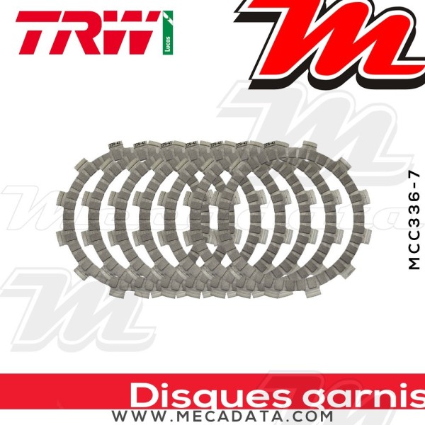 Disques d'embrayage garnis ~ TRW Lucas MCC 336-7