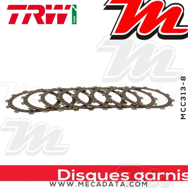 Disques d'embrayage garnis ~ TRW Lucas MCC 313-8