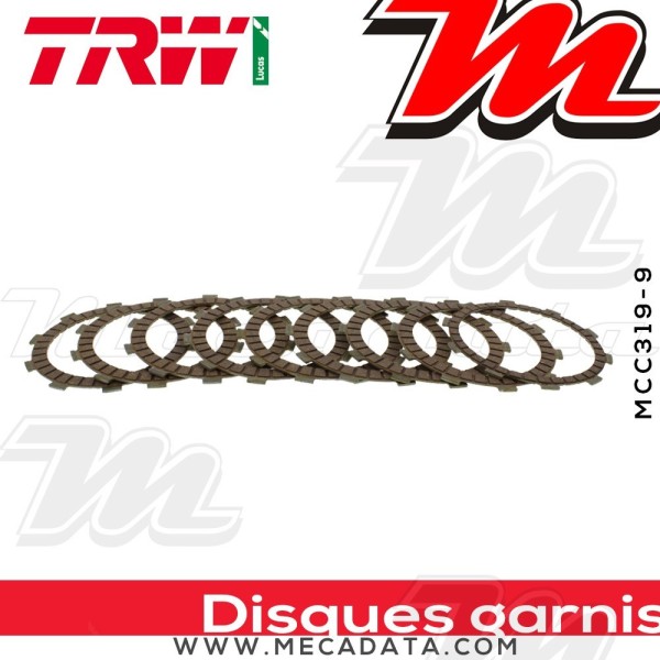 Disques d'embrayage garnis ~ TRW Lucas MCC 319-9