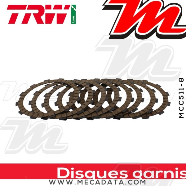 Disques d'embrayage garnis ~ TRW Lucas MCC 511-8